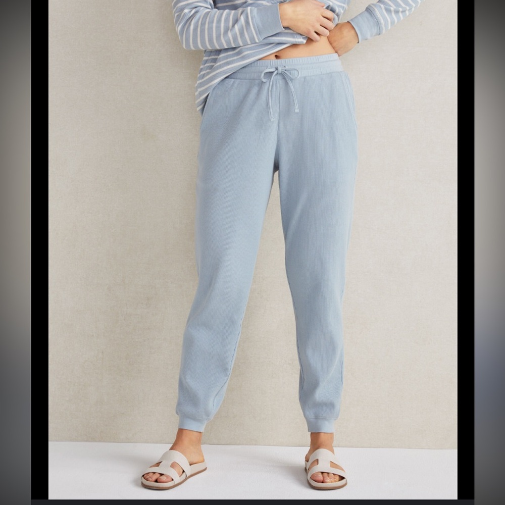 Haven Well Within Organic‎ Cotton Waffle Jogger Pants Lounge Size S
